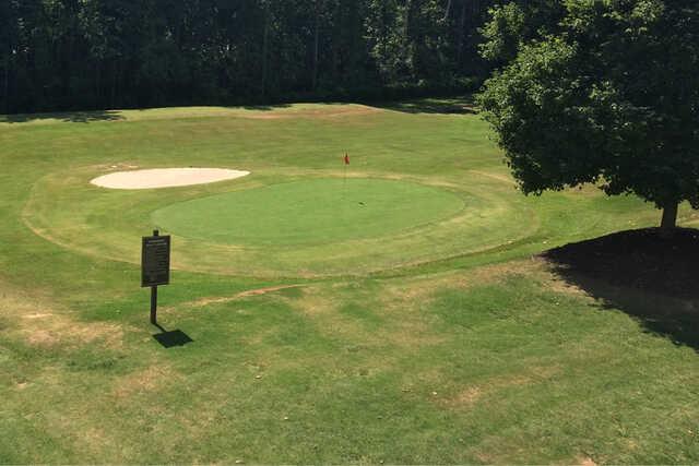 A view of a green at Cherokee Golf Center.