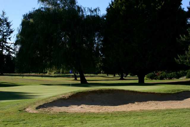 A view of hole #6 at Allenmore Golf Course