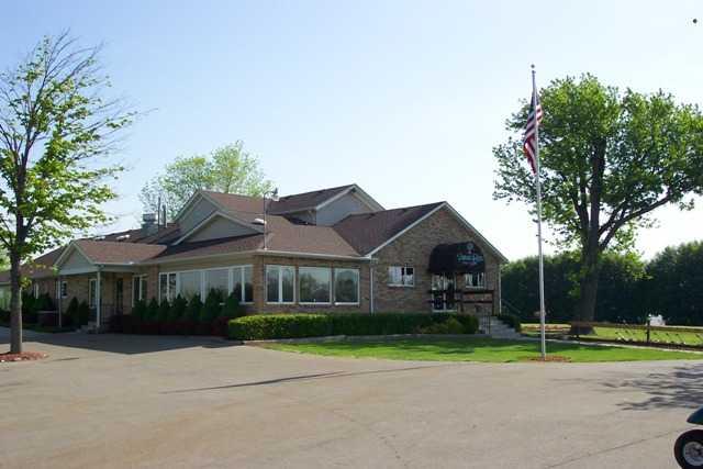 A view of the clubhouse at Jamaica Run Golf Club