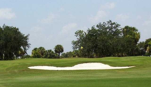 A view of the 11th green at Port Charlotte Golf Club