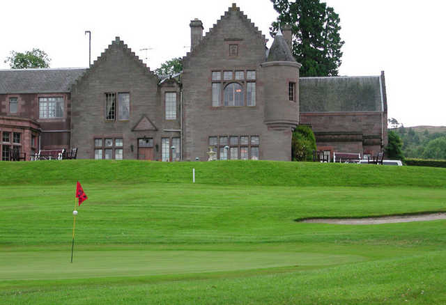 The Murrayshall Course at Murrayshall Golf Club - 18th Green and Hotel