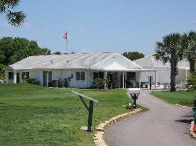 A view of the clubhouse at Venice East Golf Club