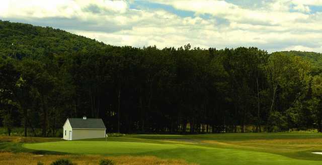 A view of green #7 at Wintonbury Hills Golf Course