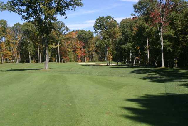 A view of the 3rd hole at Gilead Highlands from Blackledge Country Club