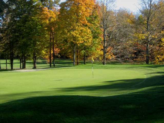 A view of hole #5 at Lyman Orchards Golf Club - Jones Course