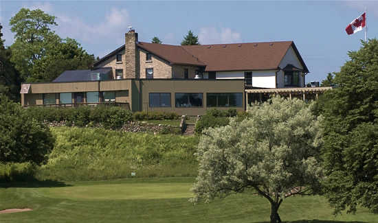 A view of the clubhouse at Doon Valley Golf Club