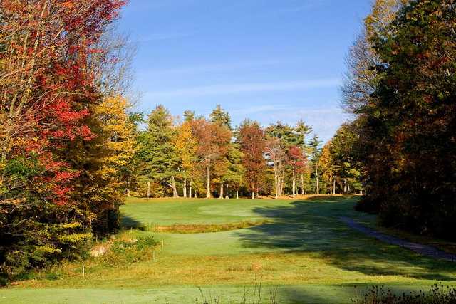 An October view from tee #4 at Green Woods Country Club