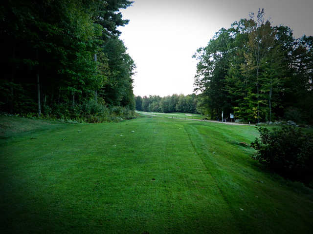 A view from the 8th tee at Crotched Mountain Golf Club