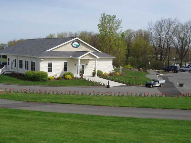 A view of the clubhouse at Ledges Golf Club
