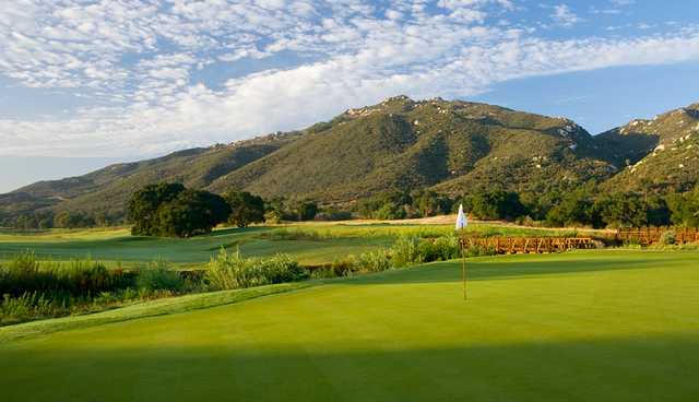 A view of the 1st green from Journey at Pechanga