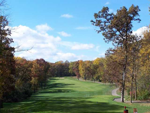 A view of hole #10 at University Ridge Golf Course