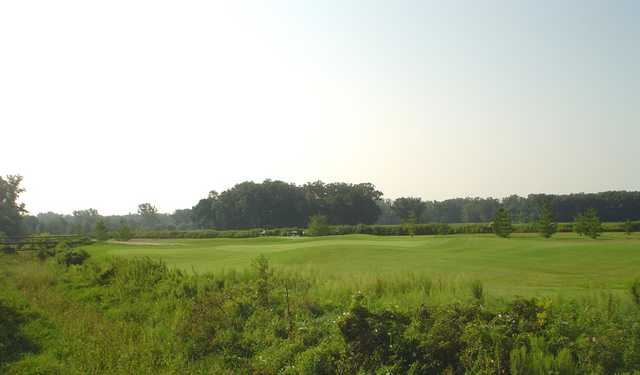 A view of the 3rd hole at White Pines Golf Course