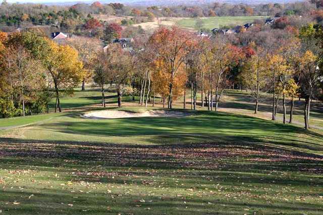 A fall view of green at Country Hills Golf Club