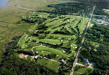 The Bay Course at Seaview Resort - Aerial view