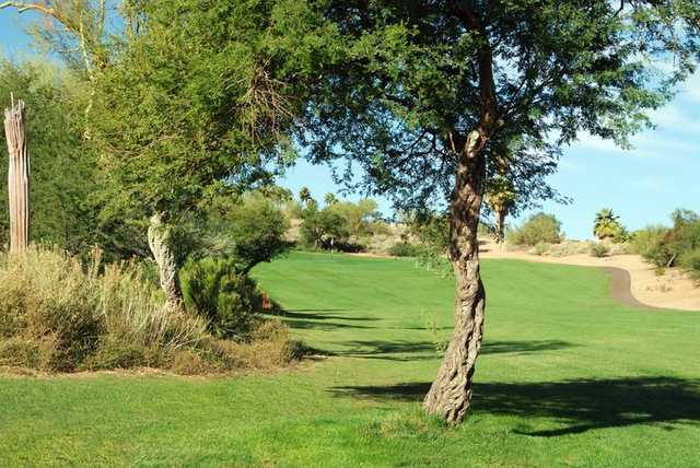 A view of hole #15 at Desert Canyon Golf Club