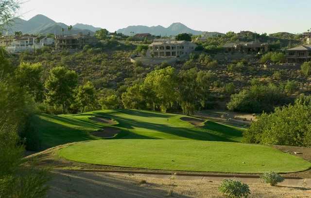 A view of the 16th hole at Desert Canyon Golf Club