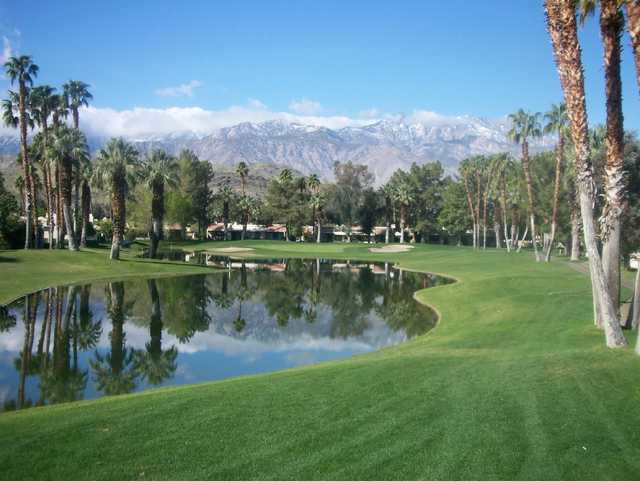 A view from Cathedral Canyon Golf Club