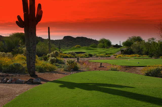 A sunset view from Gold Canyon Golf Resort
