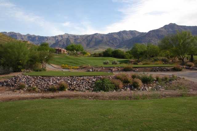 A view from tee #2 at Gold Canyon Golf Resort - Sidewinder Course