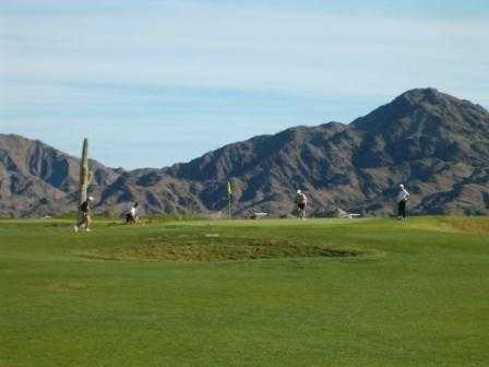 A view of the 2nd hole at Las Barrancas Golf Course