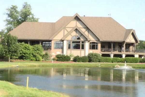 A view of the clubhouse at Bartlett Hills Golf Club