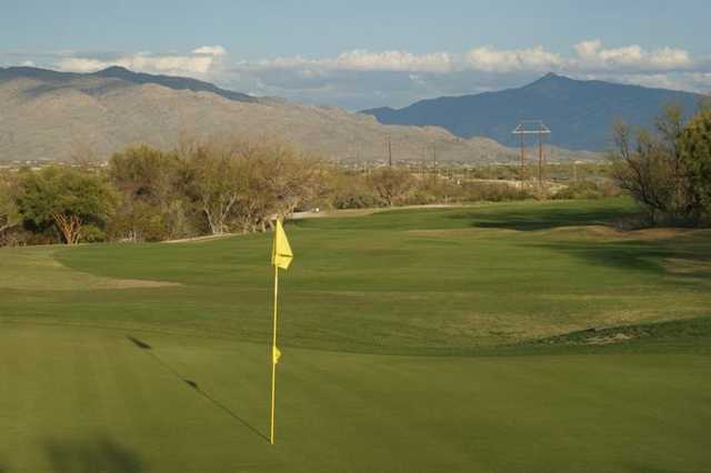 A view from green at Fred Enke Golf Course