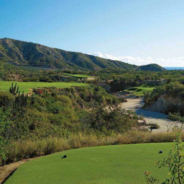 A view of hole #5 at Mountain Golf Course from One&Only Palmilla Golf Club.