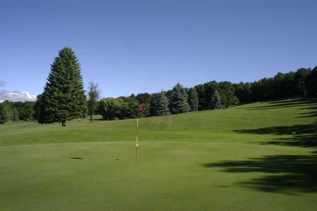 A view of hole #5 at Thunderhart Golf Course