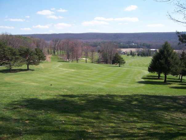 A view across the 11th and 12th fairway from green #11 at Sugarloaf Golf Club