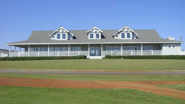 A view of the clubhouse at Sea Scape Golf Links