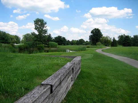 A view of the 14th hole at Links Golf Club