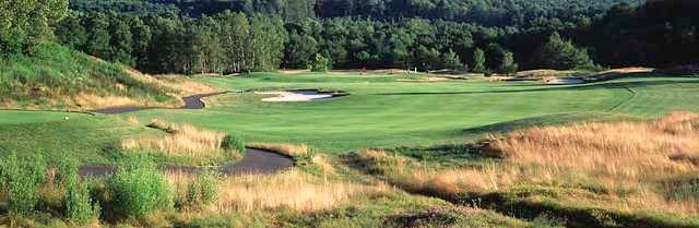 A view of green #10 at Links at Hiawatha Landing