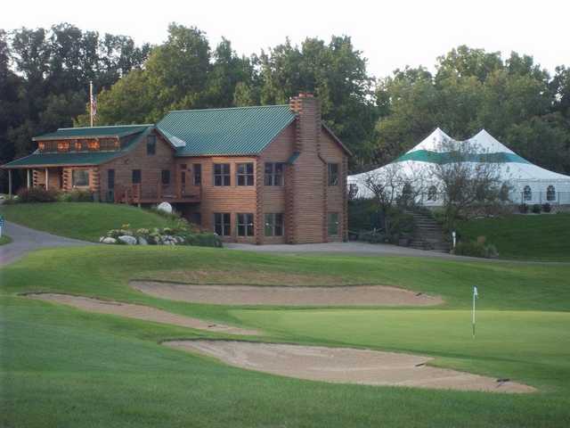 A view of the clubhouse at Thornapple Creek Golf Club