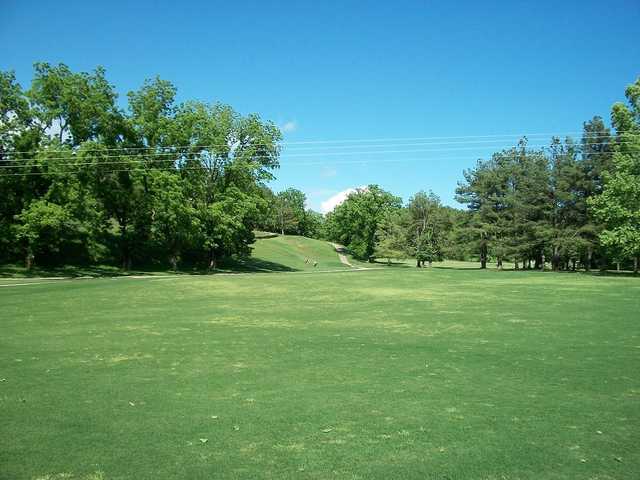 A view of fairway #10 at Prairie Creek Country Club