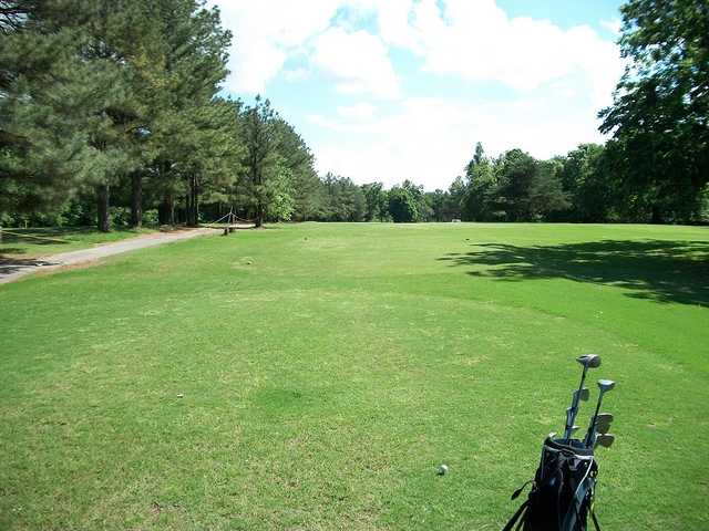 A view from the 9th tee at Prairie Creek Country Club