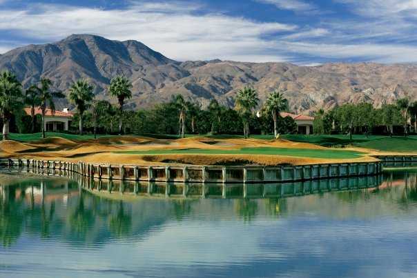 A view of the 8th green at PGA WEST Jack Nicklaus Tournament Course