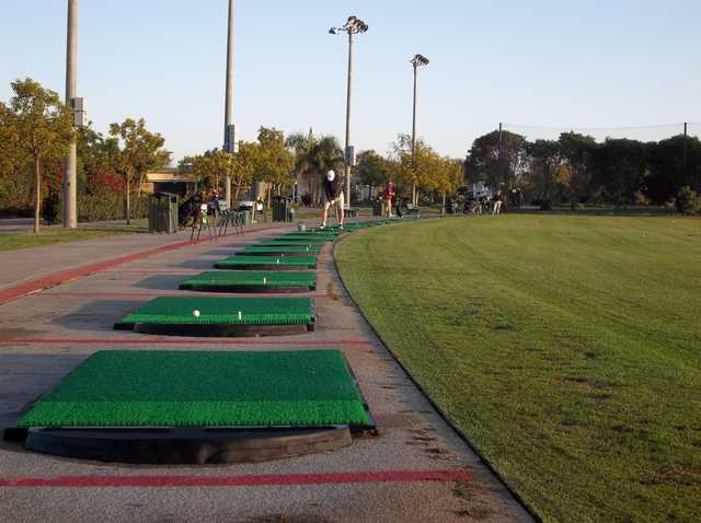 A view of the driving range at Skylinks from Long Beach Golf Course.