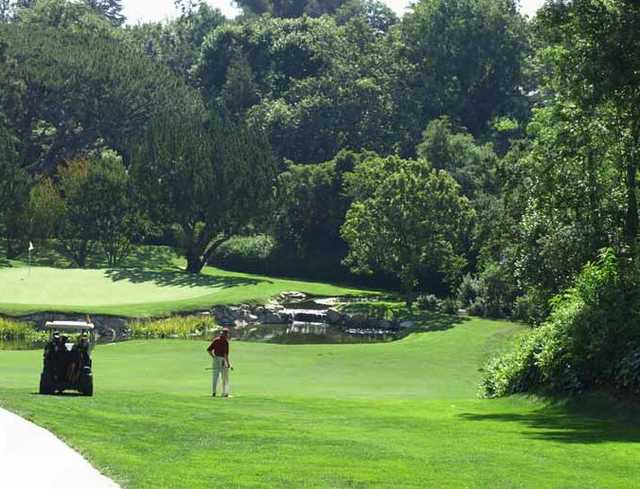 A view of a green at Bel-Air Country Club.