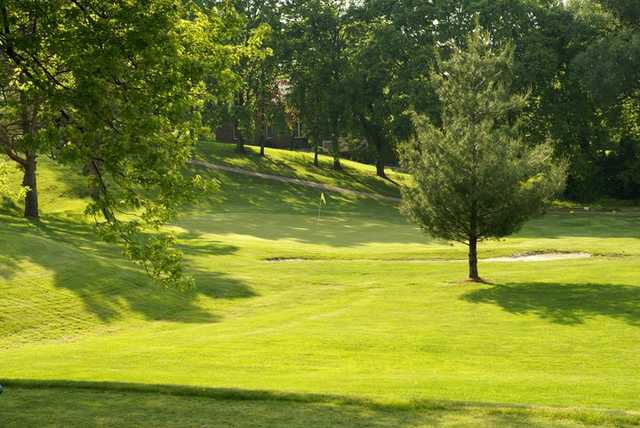 View of a green from Franklin Golf Club.