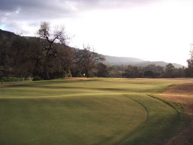 A view of hole #18 at Soule Park Golf Club