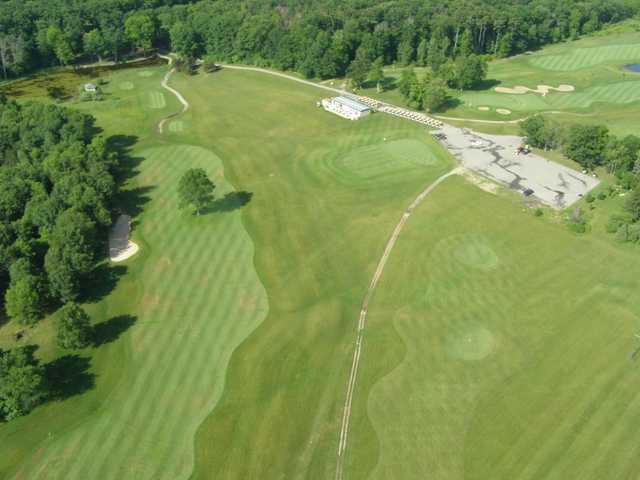 Aerial view from Links at Bowen Lake