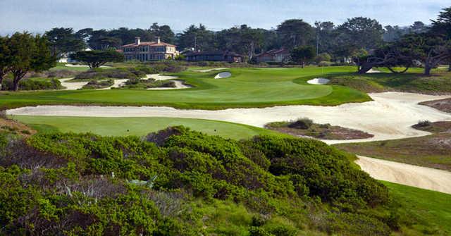 A view of the 14th hole at Shore from Monterey Peninsula Country Club 