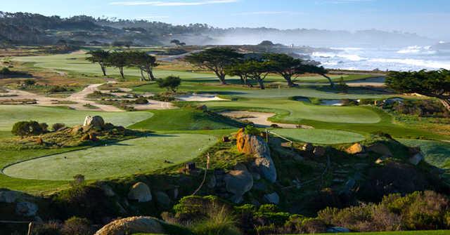 A view from tee #11 at Shore from Monterey Peninsula Country Club
