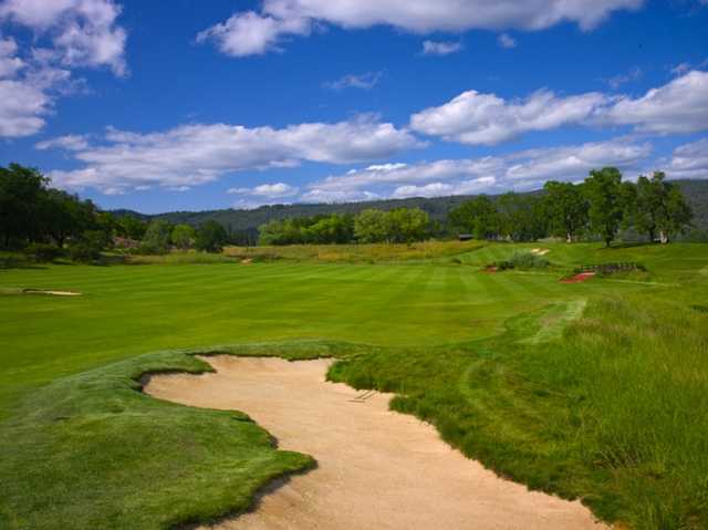 A view of the 5th hole at Aetna Springs Golf Course (courtesy of Renassance Golf Design) 