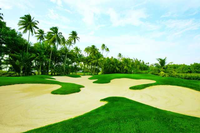 A view of hole #16at Bahia Beach Resort & Golf Club