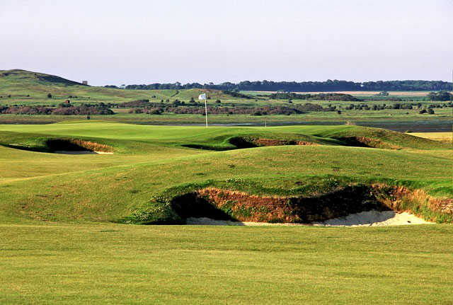 Though sometimes the subject of local ire, Craigielaw Golf Club in East Lothian's heavily guarded greens are the golf course's main defense.