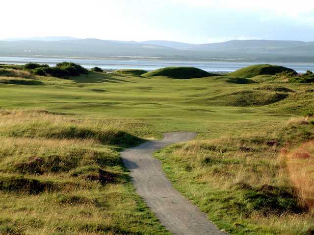 A view of the 11th green at Tain Golf Club.