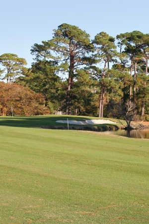 A view from fairway #5 at Beachwood Golf Club