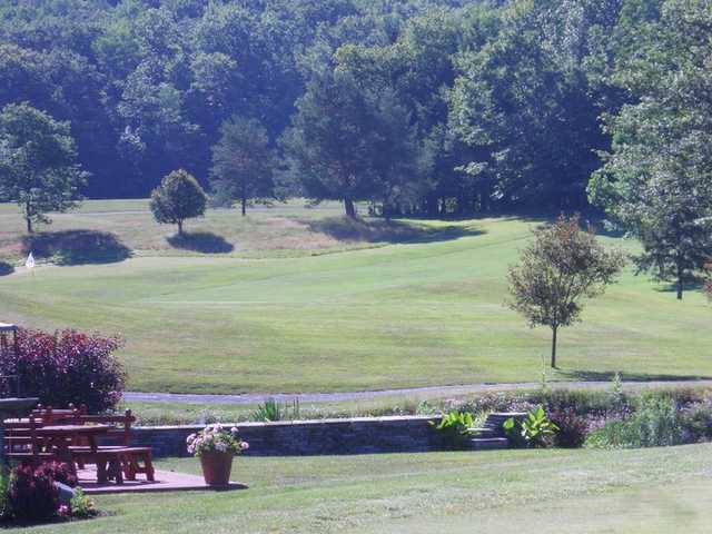 A view from the back patio at Endwell Greens Golf Club