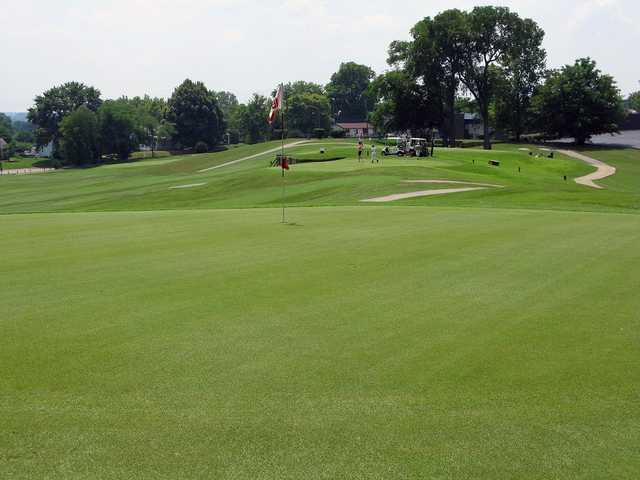 A view of a hole at Henderson Municipal Golf Course